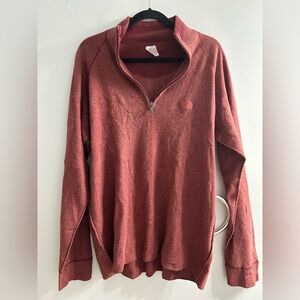 The North Face Mens Wool Blend Sweater 1/4 zip